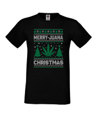 Мъжка коледна тениска Merry...