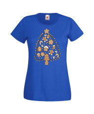 Дамска коледна тениска Christmas Treats Christmas Tree