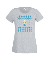 Дамска коледна тениска Frozen Elsa Christmas