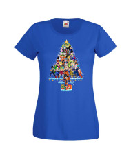 Дамска коледна тениска Dragon Ball Z Christmas Tree