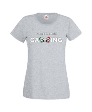 Дамска коледна тениска I Would Rather Be Gaming