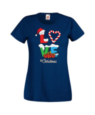 Дамска коледна тениска Love Christmas