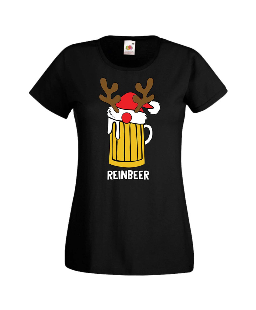 Дамска коледна тениска Reinbeer