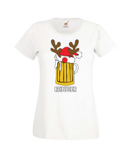 Дамска коледна тениска Reinbeer