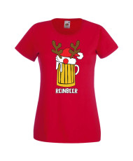 Дамска коледна тениска Reinbeer