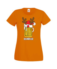 Дамска коледна тениска Reinbeer