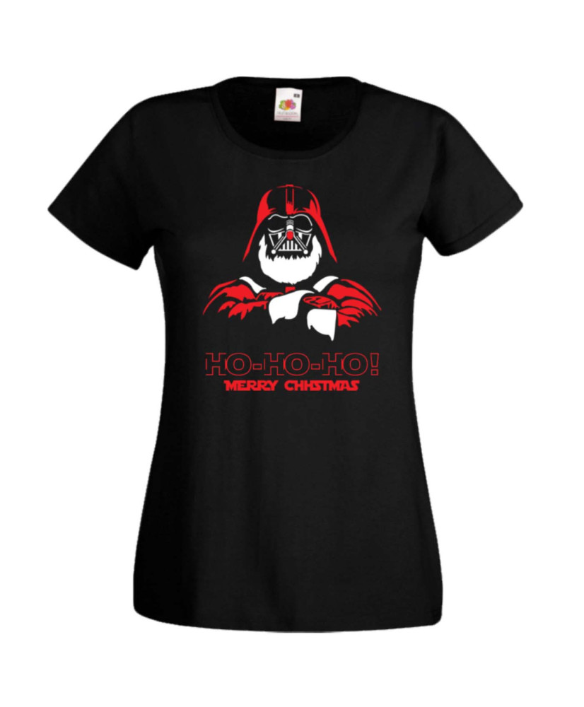 Дамска коледна тениска Darth Vader Santa