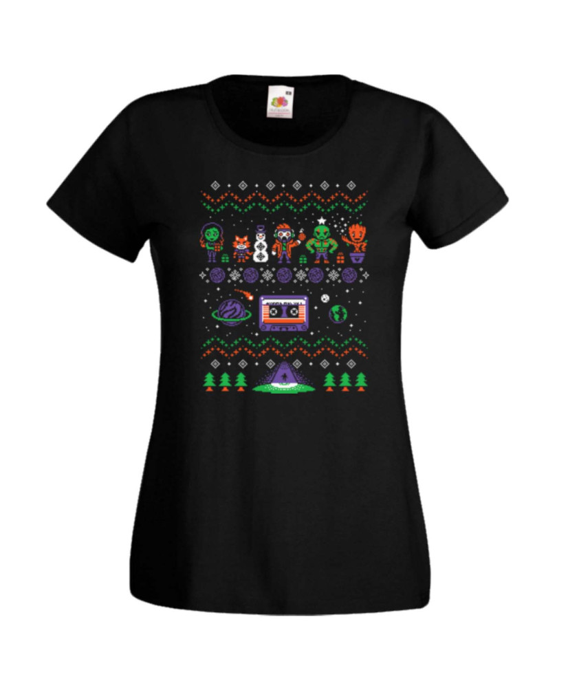 Дамска коледна тениска Guardians Of The Galaxy Christmas