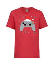 Детска тениска Коледа Christmas Gamer Gamepad