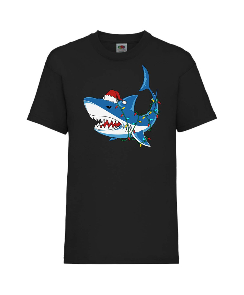 Детска тениска Коледа Christmas Shark
