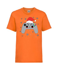Детска тениска Коледа Christmas Gamer Gamepad