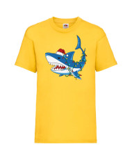 Детска тениска Коледа Christmas Shark