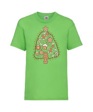 Детска тениска Коледа Christmas Treats Christmas Tree