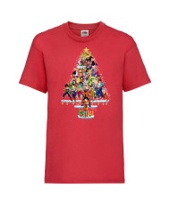 Детска тениска Коледа Dragon Ball Z Christmas Tree