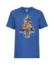 Детска тениска Коледа Dragon Ball Z Christmas Tree