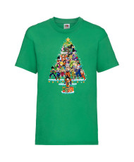 Детска тениска Коледа Dragon Ball Z Christmas Tree