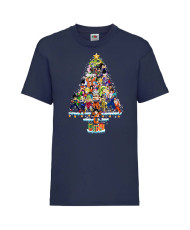 Детска тениска Коледа Dragon Ball Z Christmas Tree