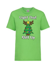 Детска тениска Коледа Light That Sh*t Up