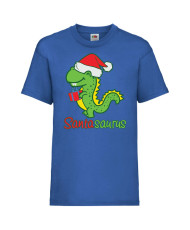 Детска тениска Коледа Santasaurus