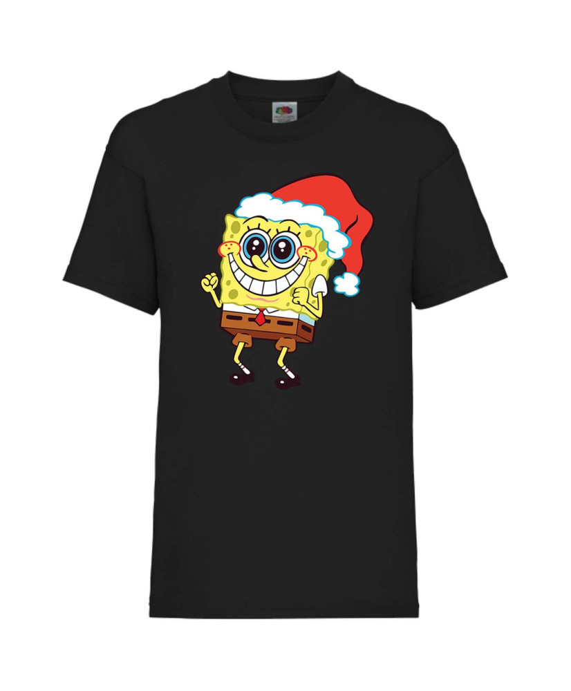 Детска тениска Коледа Spongebob Christmas Hat