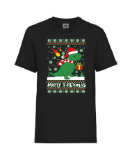 Детска тениска Коледа T-Rex...