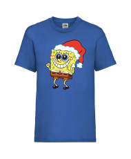 Детска тениска Коледа Spongebob Christmas Hat