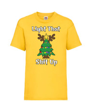 Детска тениска Коледа Light That Sh*t Up
