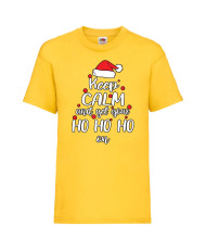 Детска тениска Коледа Keep Calm And Get Your Ho Ho Ho On