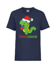 Детска тениска Коледа Santasaurus