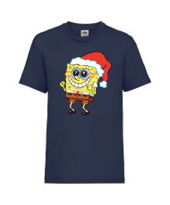 Детска тениска Коледа Spongebob Christmas Hat