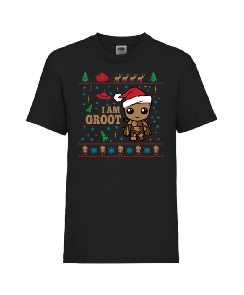 Детска тениска Коледа Guardians of the Galaxy Groot christmas 02