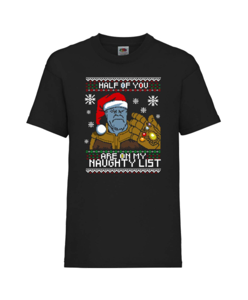 Детска тениска Коледа Thanos Santa 01