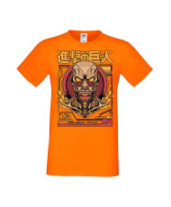Мъжка тениска Manga Anime Attack on Titan Colosal Titan