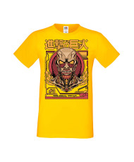 Мъжка тениска Manga Anime Attack on Titan Colosal Titan