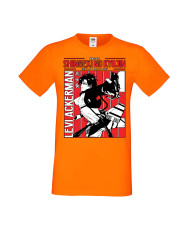 Мъжка тениска Manga Anime Attack on Titan Levi Ackerman