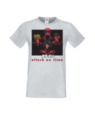 Мъжка тениска Manga Anime Attack on Titan the titans