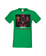 Мъжка тениска Manga Anime Attack on Titan the titans