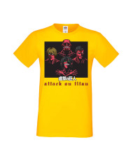 Мъжка тениска Manga Anime Attack on Titan the titans