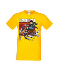 Мъжка тениска Manga Anime Demon Slayer Tanjiro Kamado 01