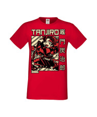 Мъжка тениска Manga Anime Demon Slayer Tanjiro Kamado 02