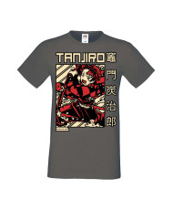 Мъжка тениска Manga Anime Demon Slayer Tanjiro Kamado 02