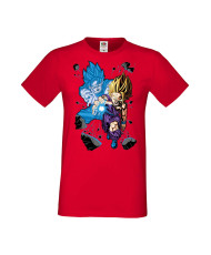 Мъжка тениска Manga Anime Dragon Ball Z Gohan X Goku