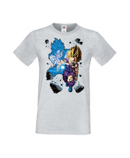 Мъжка тениска Manga Anime Dragon Ball Z Gohan X Goku