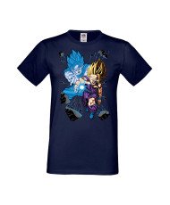 Мъжка тениска Manga Anime Dragon Ball Z Gohan X Goku