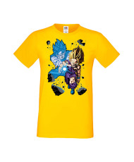 Мъжка тениска Manga Anime Dragon Ball Z Gohan X Goku