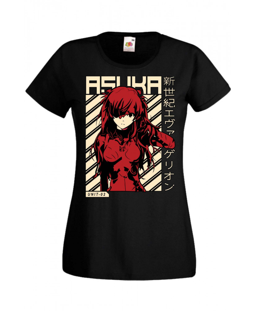 Дамска тениска Manga & Anime Neon Genesis Evangelion Asuka