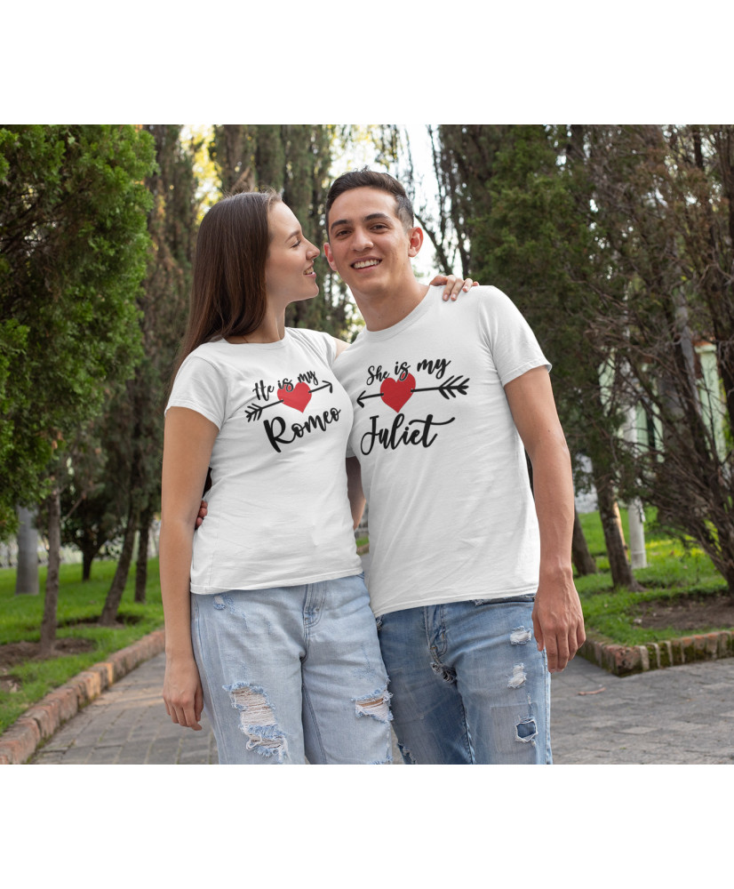 Tениски за влюбени Ромео и Жулиета She is my Juliet He is my Romeo