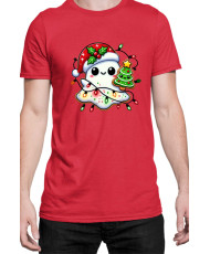 Мъжка Коледна Тениска Christmas Ghost Коледно духче