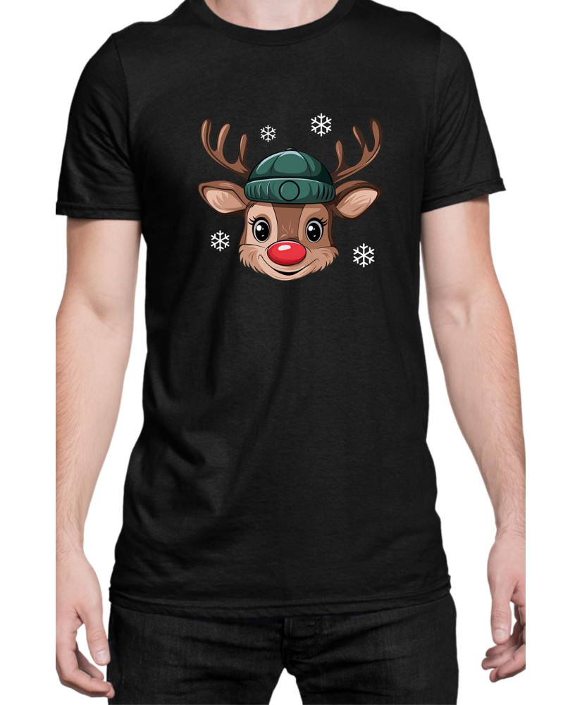 Мъжка Коледна Тениска Deer Boy Коледен Елен