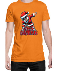 Мъжка Коледна Тениска Dabbing Santa Merry Christmas Танцуващ Дядо Коледа